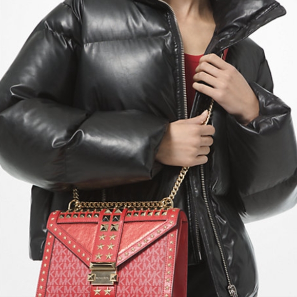 Duck Down Waterfowl Feathers Leather Puffer Jacket - Picture 2 of 9